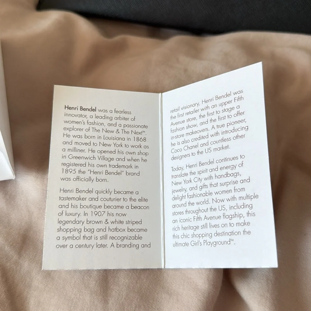 Henry Bendel Black Leather Wristlet Clutch - Picture 8 of 11